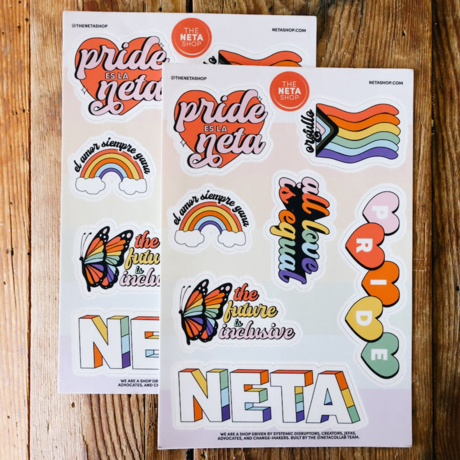 Pride 🏳️🌈 Sticker + Tattoo Pack – The Neta Shop